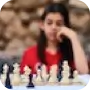 Picture of Anna playing chess